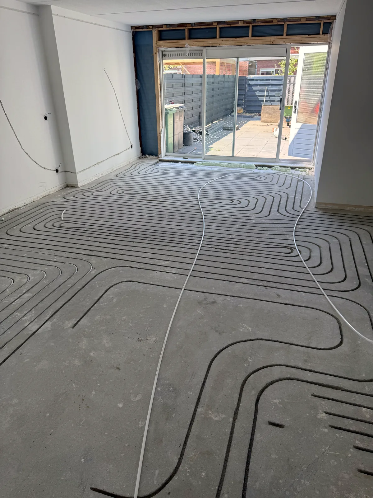 Droge ondervloer met vloerverwarming, SDBouw Amstelveen