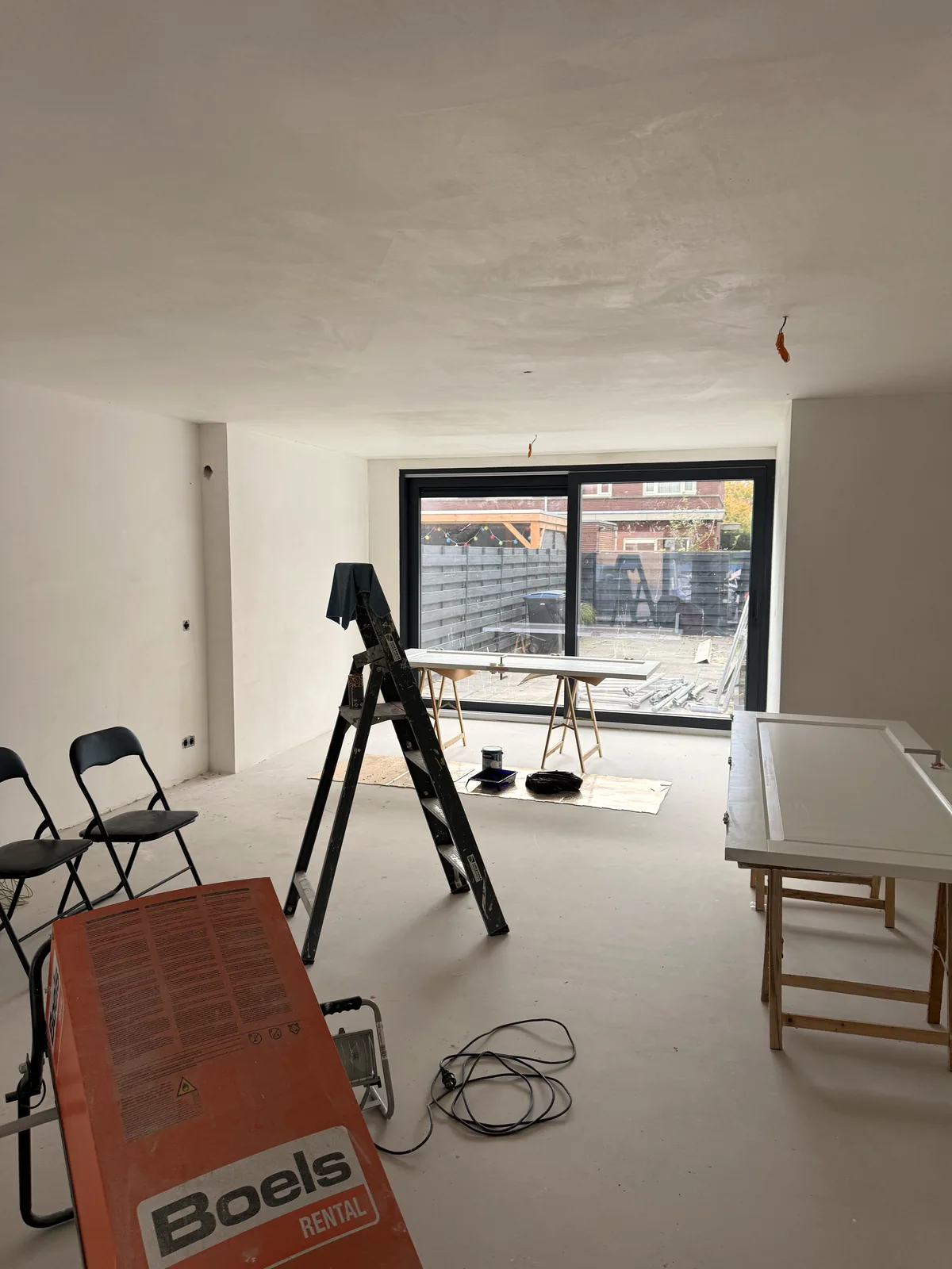 Ruimte tijdens volledige renovatie, SDBouw Amstelveen