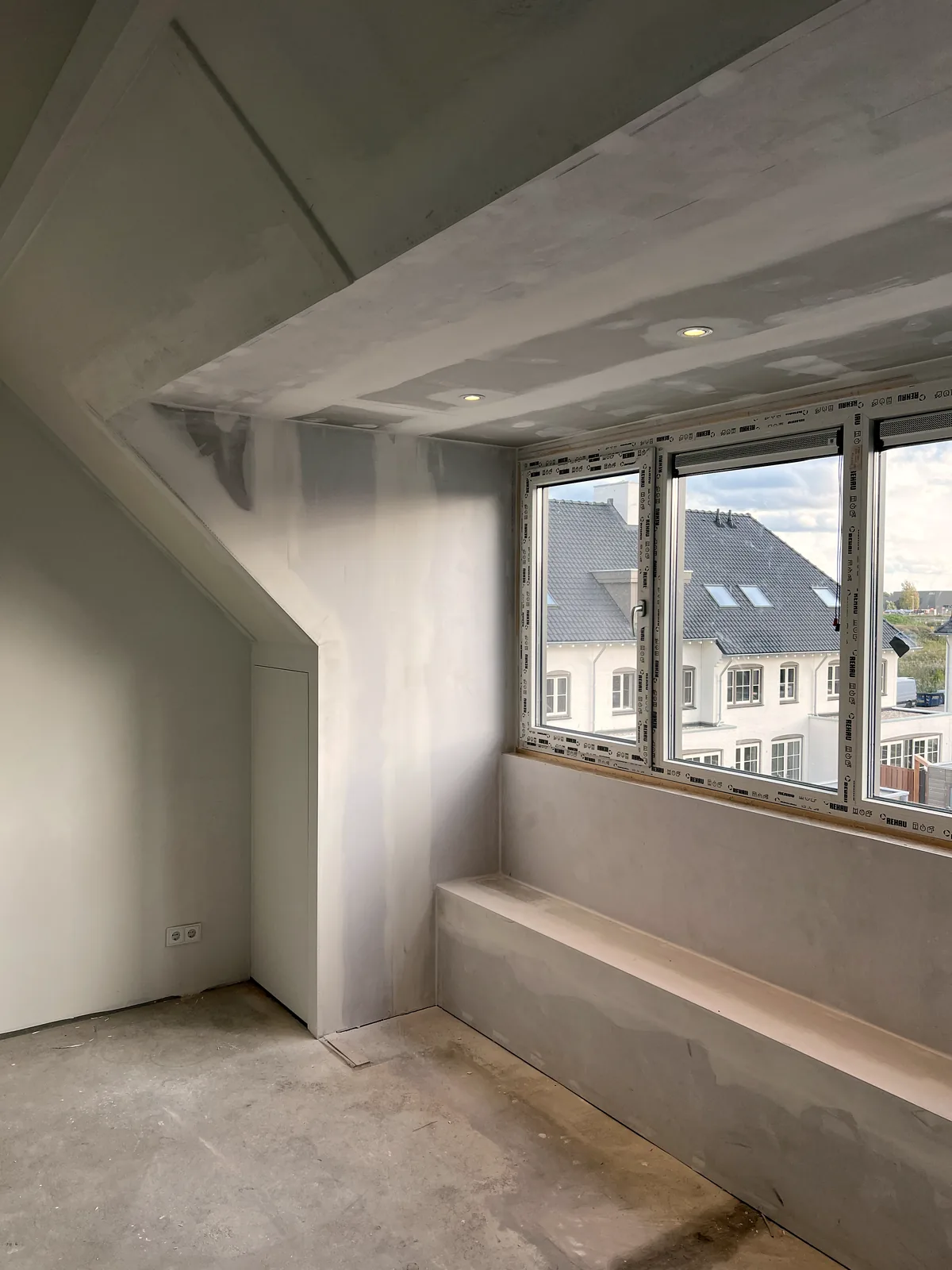 Afgewerkte zolderruimte, ruwbouw SDBouw